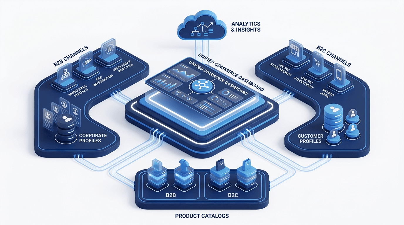 Manage B2B and B2C eCommerce