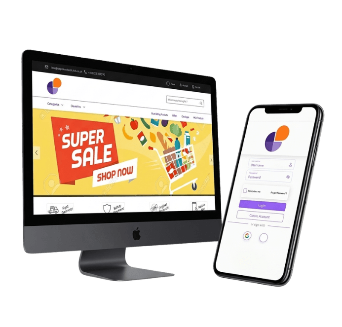 eCommerce Inventory Software Mockup