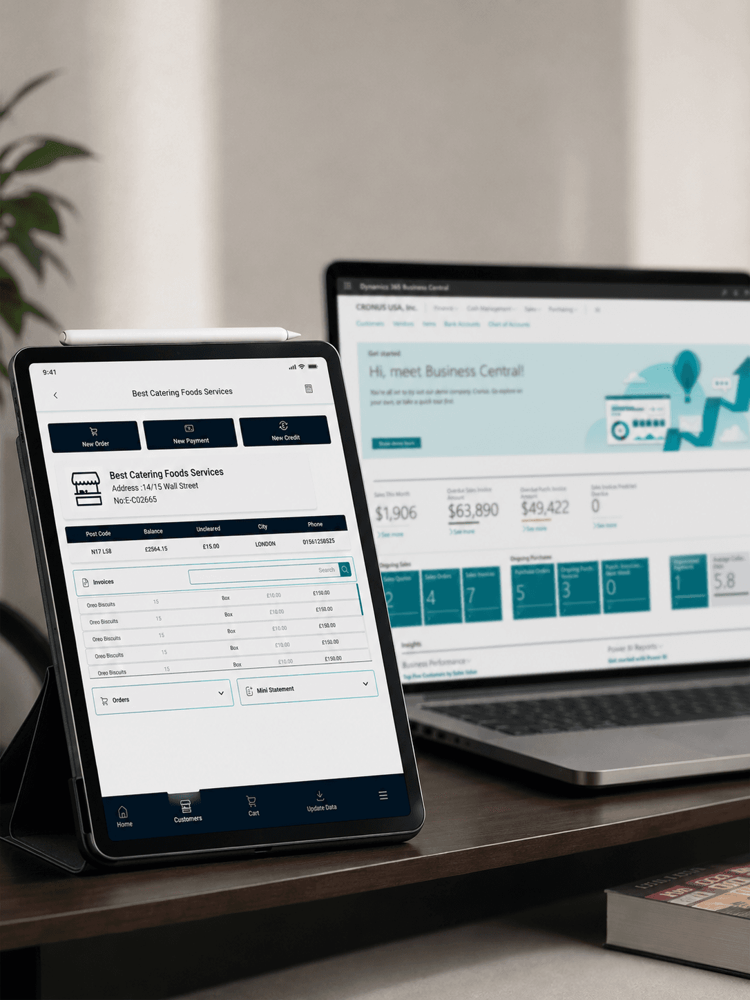 Orca POS Tablet Interface