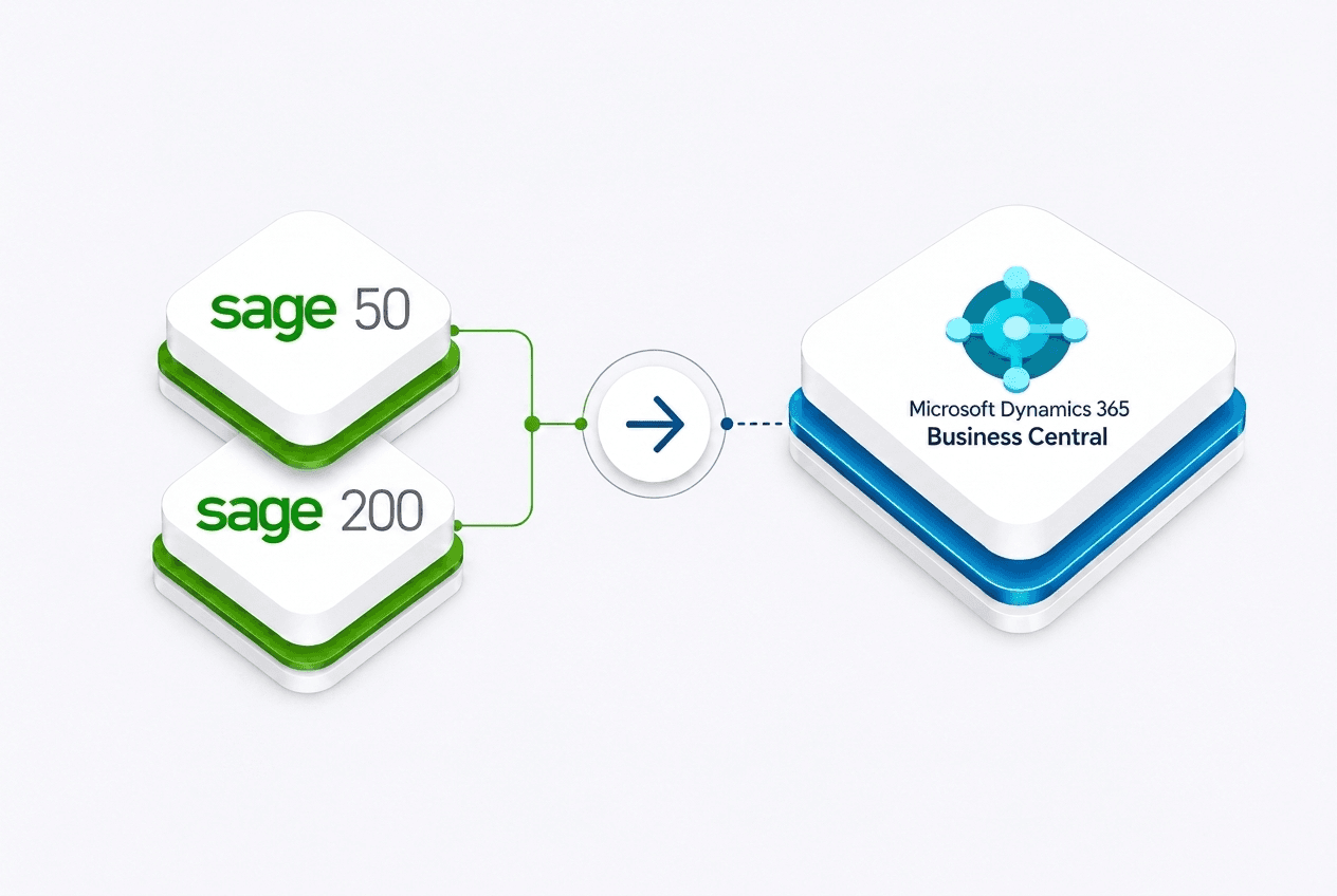 Sage 50 & Sage 200 to Business Central Migration