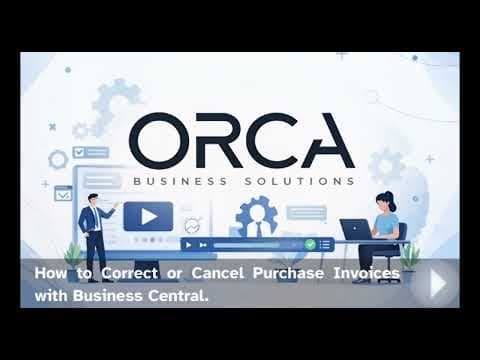 3. How to Correct or Cancel a Posted Purchase Invoice in Microsoft Dynamics 365 Business Central.