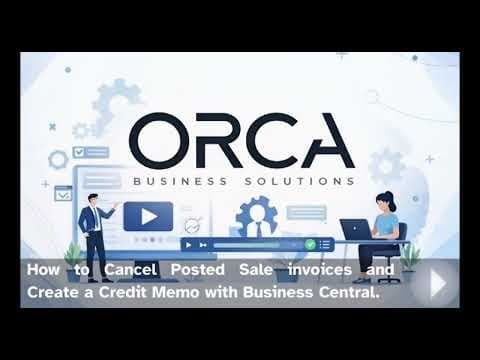 3. How to Create a Sales Credit Memo in Microsoft Dynamics 365 Business Central.